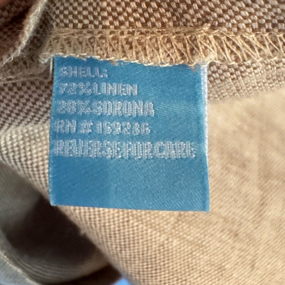 J Mclaughlin Linen Xandra Dress Size 6 Coastal Euro Summer Minimalist Lagom - Picture 6 of 8